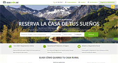 Desktop Screenshot of casasrurales.net